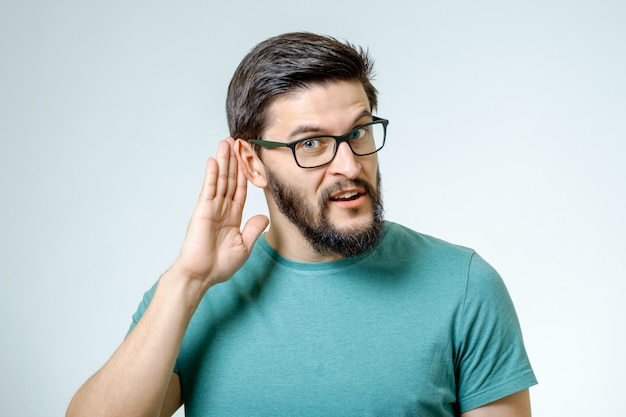 Portrait of a young casual man