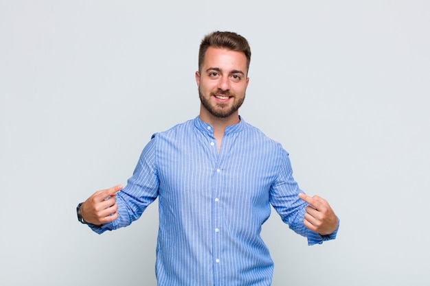 Portrait of a young cheerful man