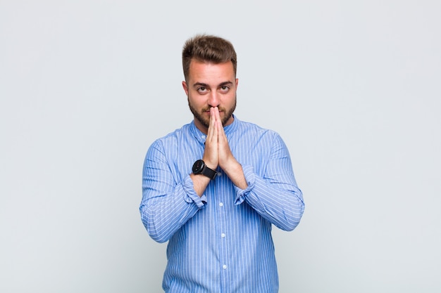 Portrait of a young cheerful man