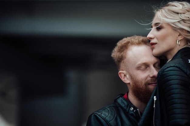 Portrait of young couple