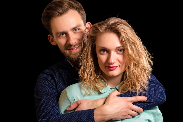 Portrait of young couple