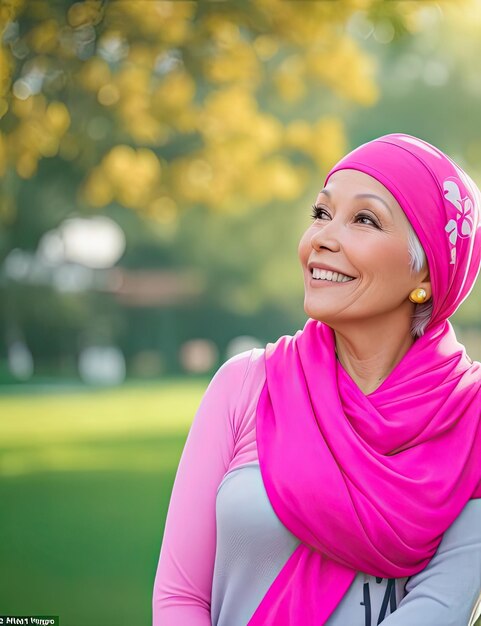 Photo portrait of a young happy woman smiling generated ai