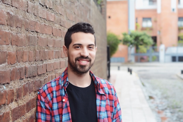 Portrait of a young latin man.