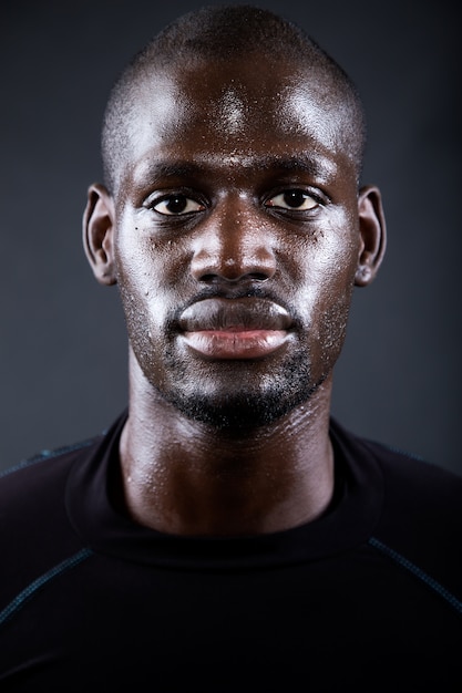 Portrait of young man looking at camera