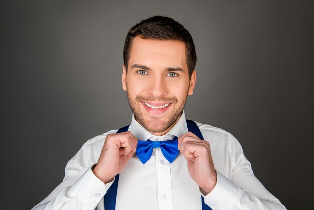 Portrait of a young man smiling