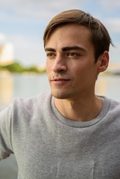 Portrait of young man