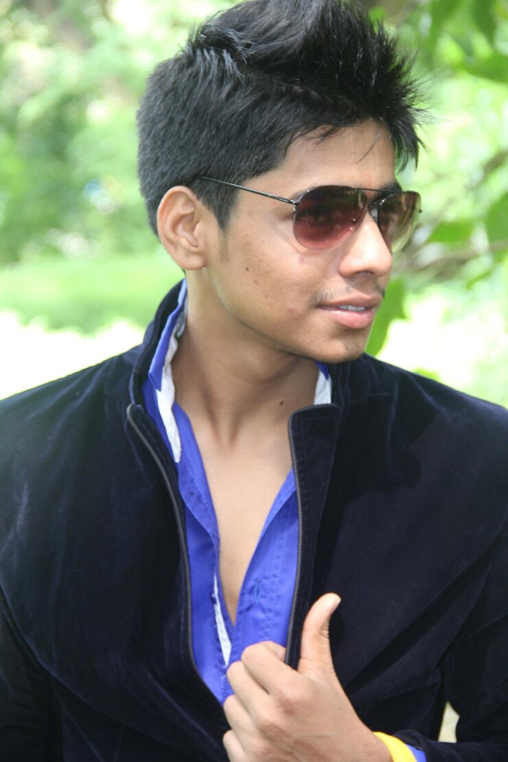 Photo portrait of young man