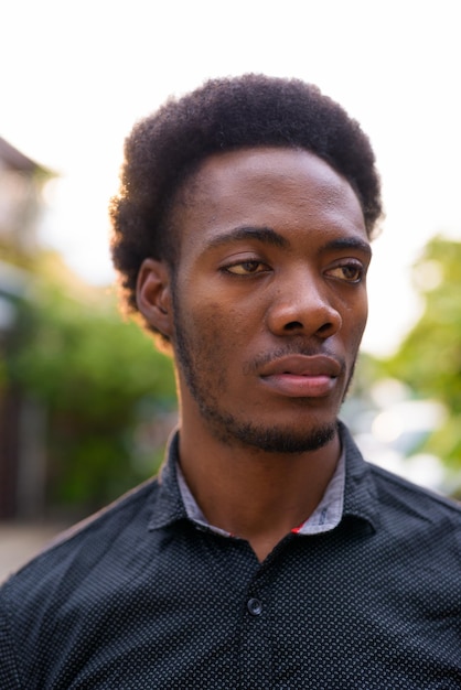 Portrait of young man