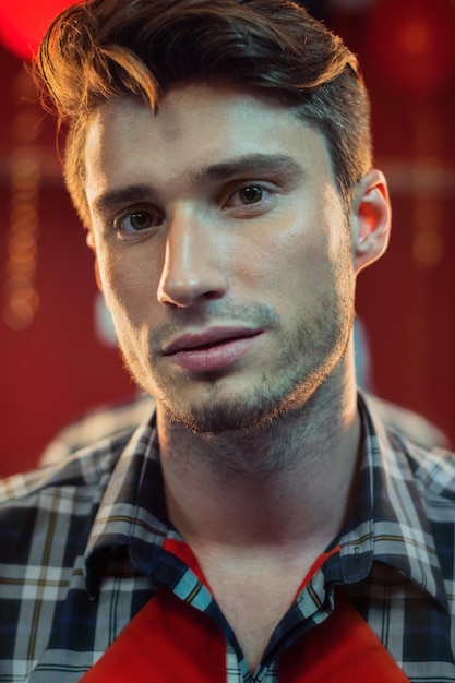 Photo portrait of young man