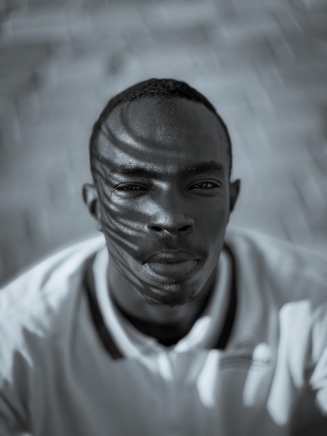 Portrait of young man