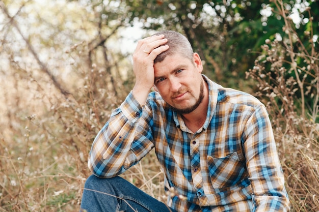 Photo portrait of a young man