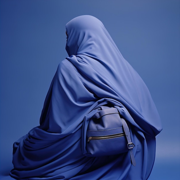 Portrait of young Muslim woman