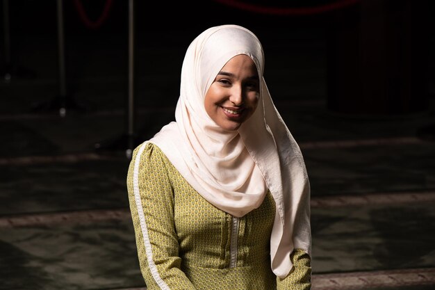 Portrait of Young Muslim Woman