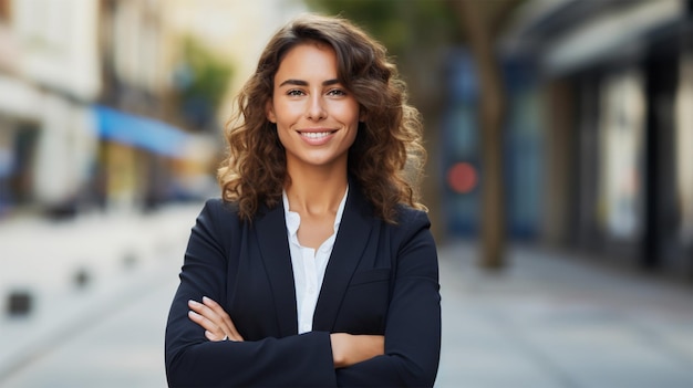 portrait of a young smiling woman