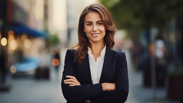 portrait of a young smiling woman