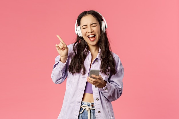 portrait of a young stylish female