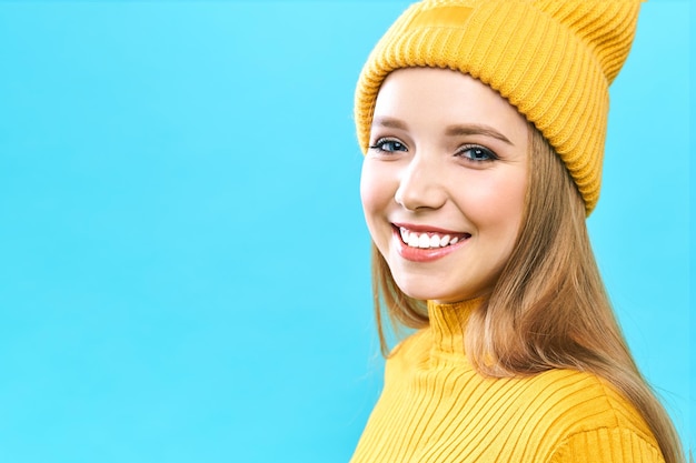 A portrait of a young woman enjoying her shopping during a big black friday sale smiling girl in a