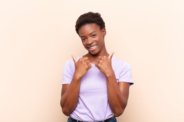 Portrait of a young woman smiling