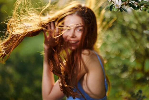 Photo portrait of young woman