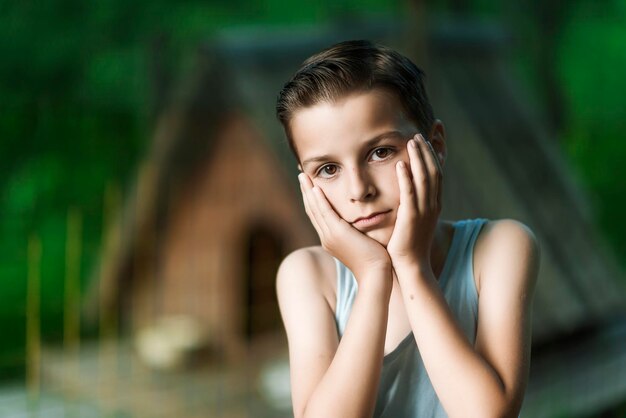 Photo portrait of young woman