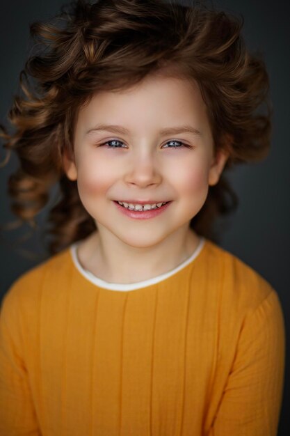 Photo portrait of young woman