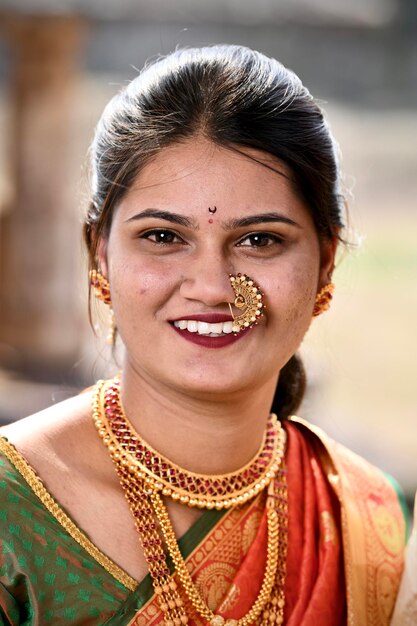 Portrait of young woman