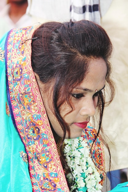 Photo portrait of a young woman