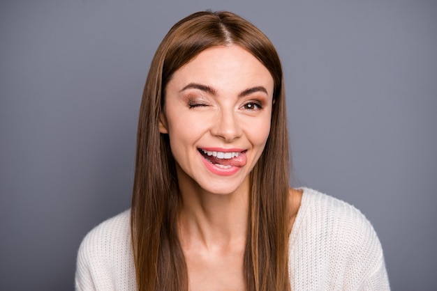 Photo portrait young woman