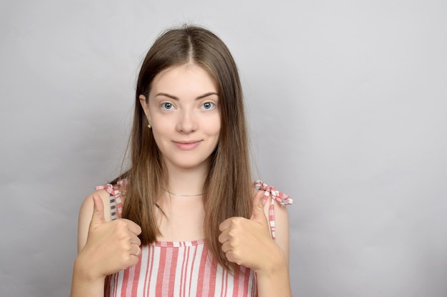 Photo portrait of a young woman