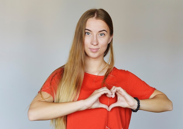 Photo portrait of a young woman