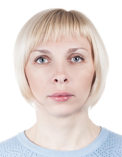 Photo portrait of a young woman