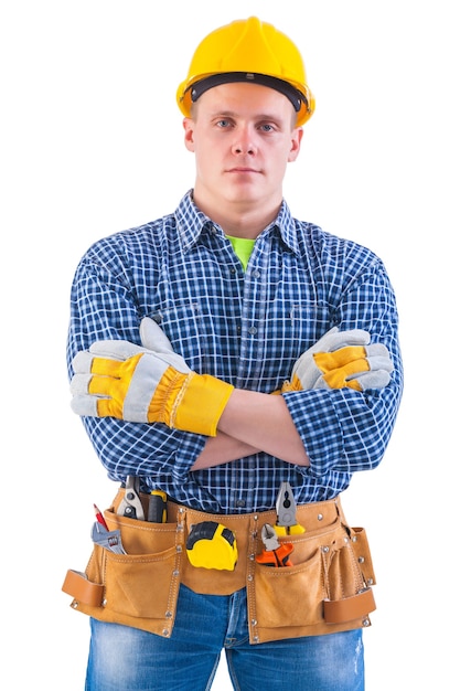 Portrait of young worker