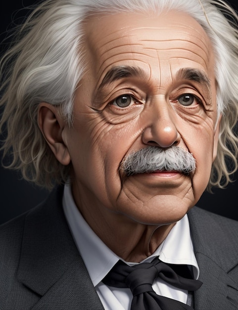 Portret van Albert Einstein, Duitse natuurkundige