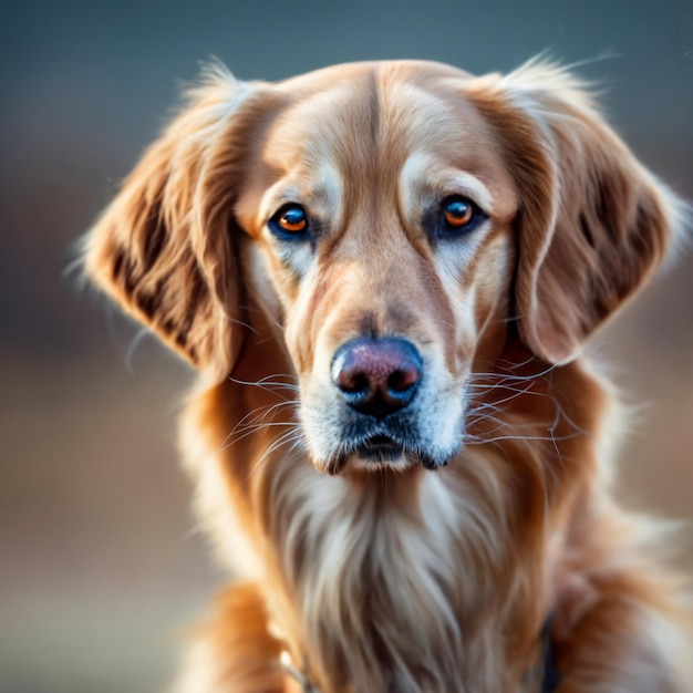 Foto portret van de golden retriever