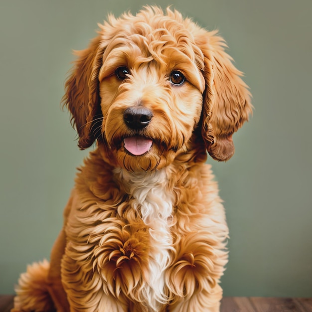 Portret van de Goldendoodle