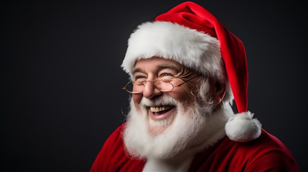 Foto portret van de kerstman