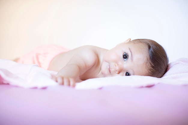 Foto portret van een babymeisje