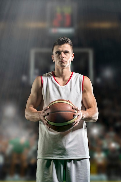 Portret van een basketbalspeler