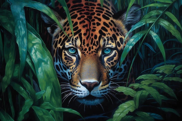 Portret van een bijzonder mooie Maleisische tijger die recht in de camera kijkt