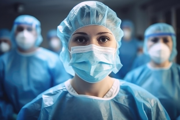 Portret van een chirurg-arts in het ziekenhuis