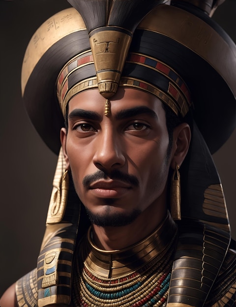 Foto portret van een egyptische man