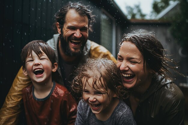 Foto portret van een glimlachend persoon in het dagelijks leven