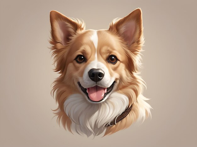 Portret van een hond