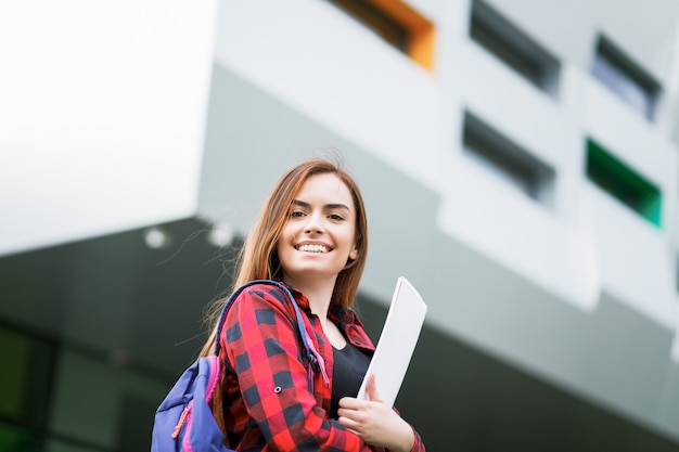 Portret van een jonge studente