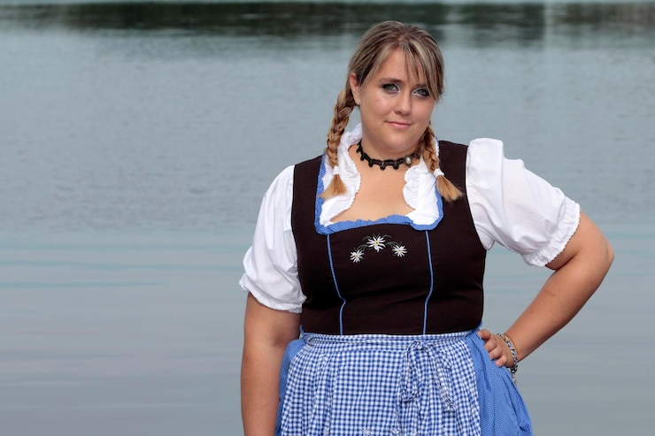 Foto portret van een jonge vrouw