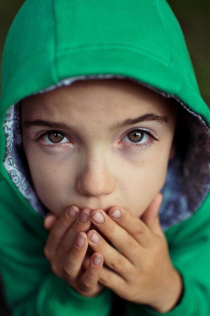 Foto portret van een jongen