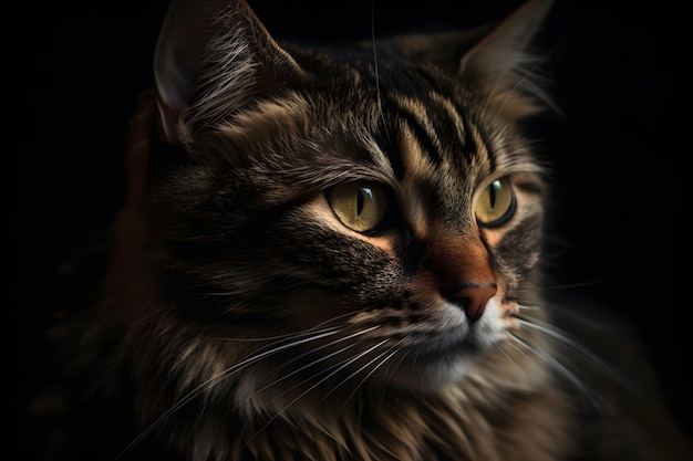 portret van een kat Generatieve AI