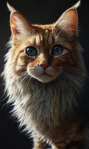 Portret van een kat