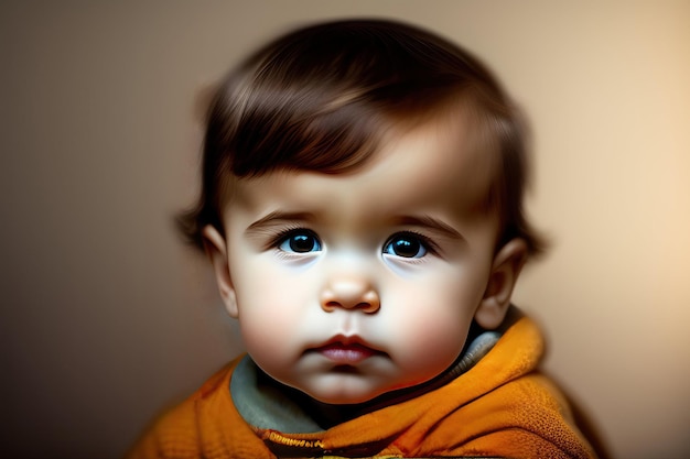 Portret van een kleine schattige baby