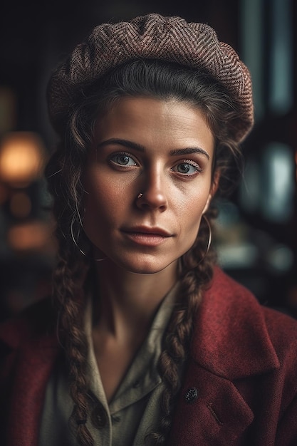 Portret van een mode-vrouwen